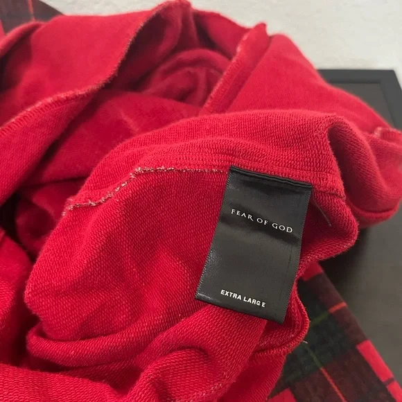 Fear of God Fifth collection Plaid Hooded sweatshirt